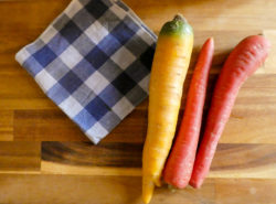 carottes jaunes et rouges