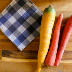 carottes jaunes et rouges